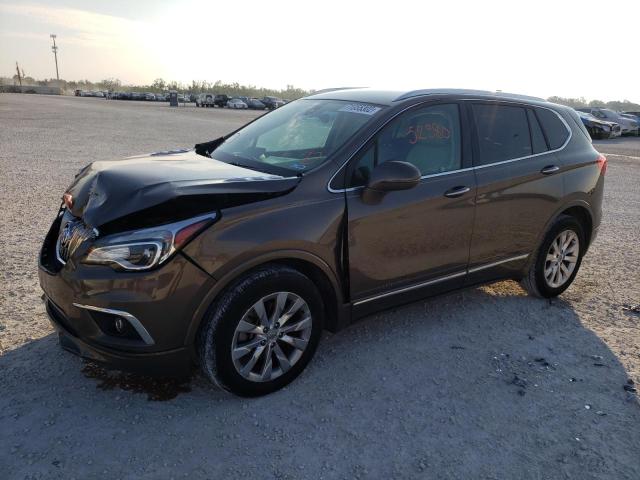 LRBFXBSAXHD008116 - 2017 BUICK ENVISION E BROWN photo 1