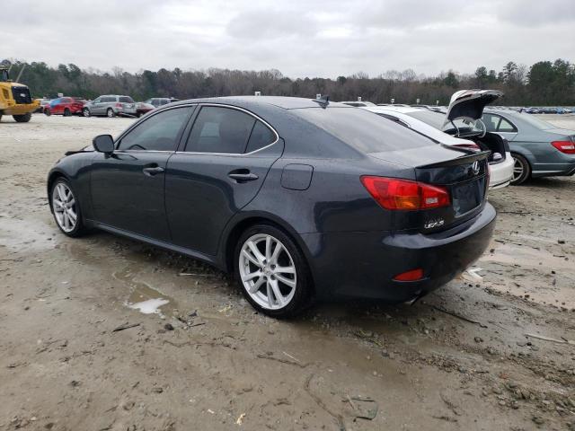 JTHBK262872047054 - 2007 LEXUS IS 250 GRAY photo 2