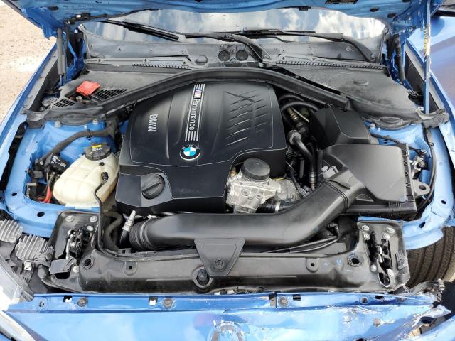 WBA1J7C54FV253736 - 2015 BMW M235I BLUE photo 11