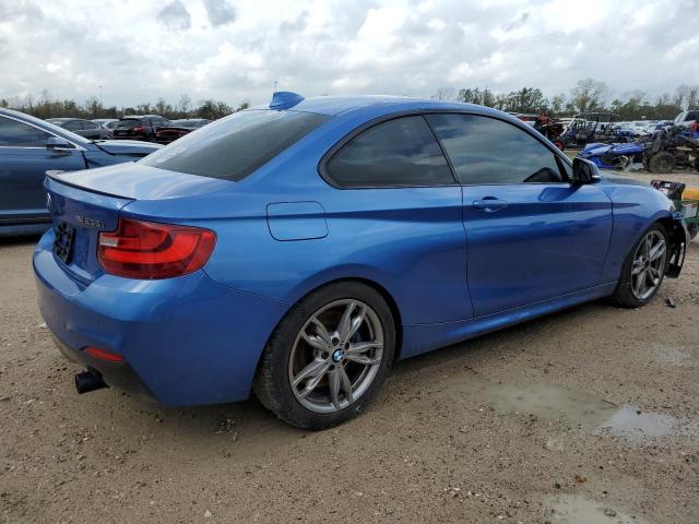 WBA1J7C54FV253736 - 2015 BMW M235I BLUE photo 3