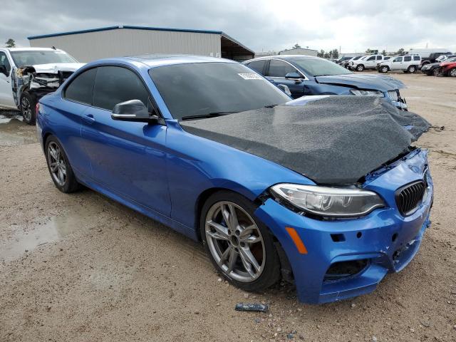 WBA1J7C54FV253736 - 2015 BMW M235I BLUE photo 4