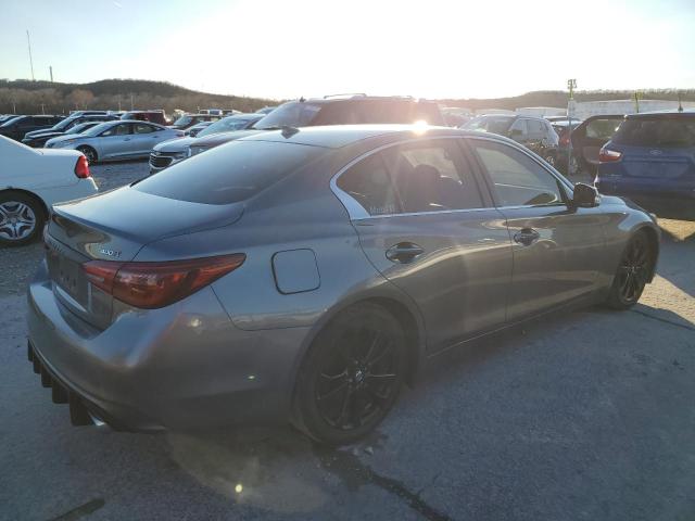 JN1EV7APXJM358019 - 2018 INFINITI Q50 LUXE GRAY photo 3