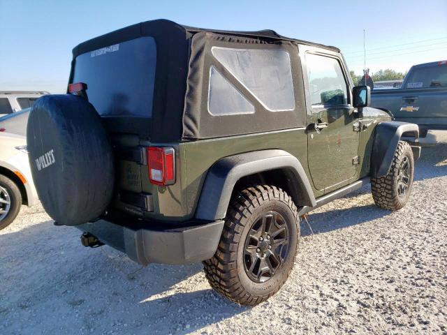 1C4GJWAG0FL768465 - 2015 JEEP WRANGLER S მწვანე ფოტო 4