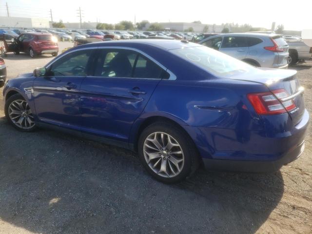 1FAHP2F87EG100740 - 2014 FORD TAURUS LIM BLUE photo 2