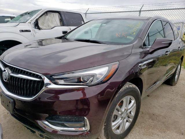 5GAERBKW7JJ145722 - 2018 BUICK ENCLAVE ES BURGUNDY photo 2