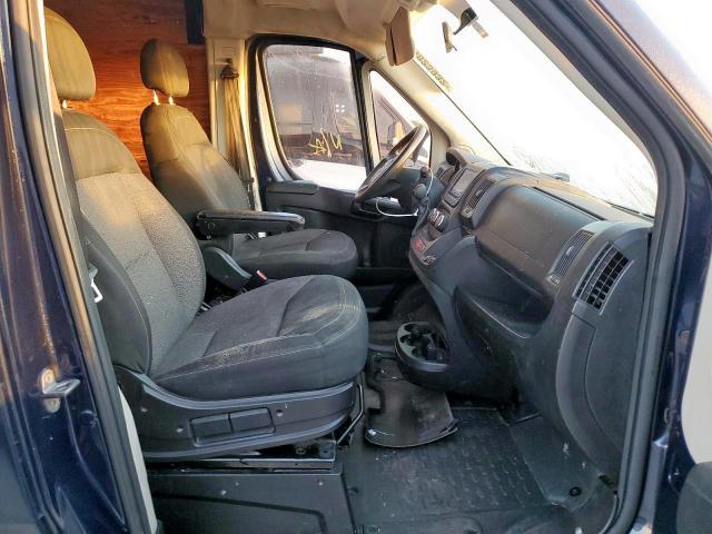 3C6TRVDG4EE120901 - 2014 RAM PROMASTER BLUE photo 5