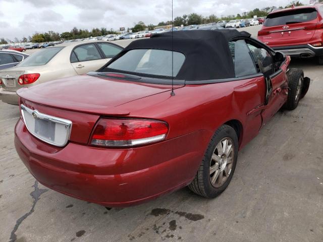 1C3EL75R26N136157 - 2006 CHRYSLER SEBRING GT RED photo 3