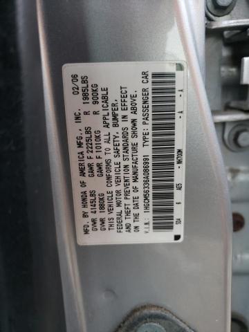 1HGCM56336A086991 - 2006 HONDA ACCORD SE WHITE photo 12