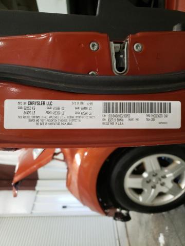 1B3HB48A99D233853 - 2009 DODGE CALIBER SX ORANGE photo 12