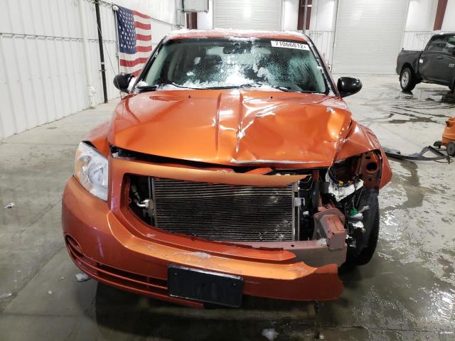 1B3HB48A99D233853 - 2009 DODGE CALIBER SX ORANGE photo 5