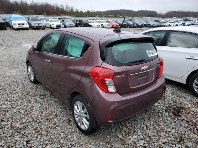 KL8CF6SAXLC468124 - 2020 CHEVROLET SPARK 2LT PURPLE photo 2