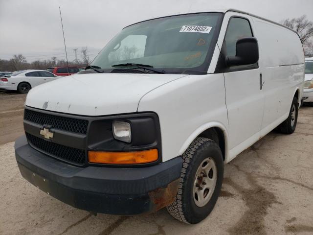 1GCFG15X381140504 - 2008 CHEVROLET EXPRESS G1 WHITE photo 1