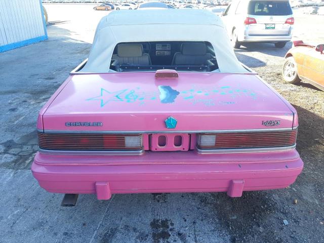 1C3BC55E9GG213326 - 1986 CHRYSLER LEBARON 粉色 照片 6
