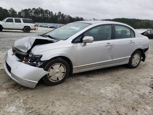 JHMFA36288S014986 - 2008 HONDA CIVIC HYBR SILVER photo 1