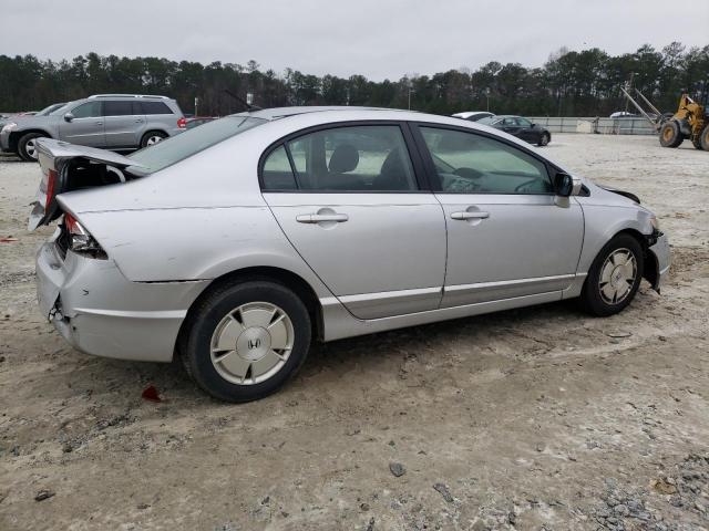 JHMFA36288S014986 - 2008 HONDA CIVIC HYBR SILVER photo 3