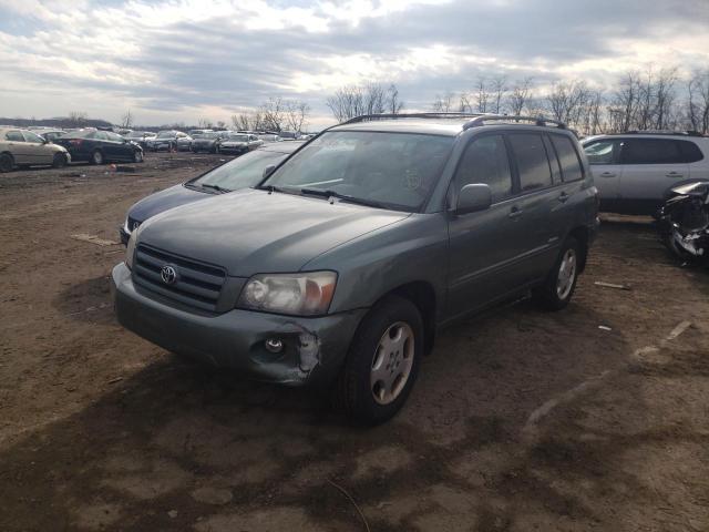 JTEEP21A760165259 - 2006 TOYOTA HIGHLANDER GREEN photo 2