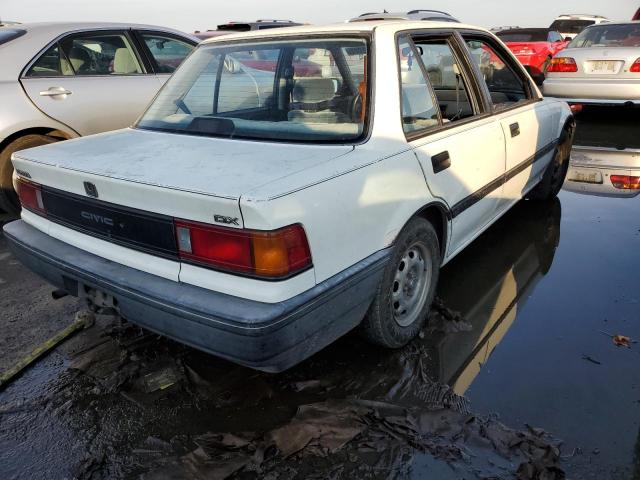 1HGED3644KA089107 - 1989 HONDA CIVIC DX WHITE photo 3