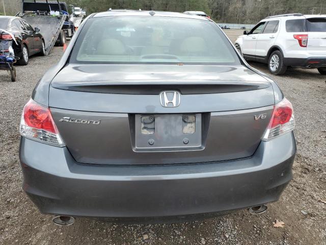 1HGCP36818A012916 - 2008 HONDA ACCORD EXL GRAY photo 6