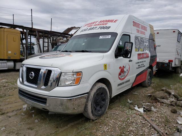 1N6BF0LY6DN107424 - 2013 NISSAN NV 2500 WHITE photo 1