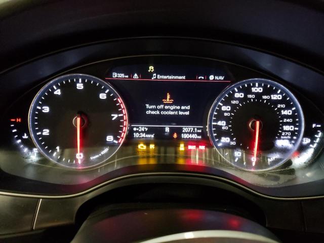 WAUHGAFC5CN176925 - 2012 AUDI A6 PRESTIG შავი ფოტო 9