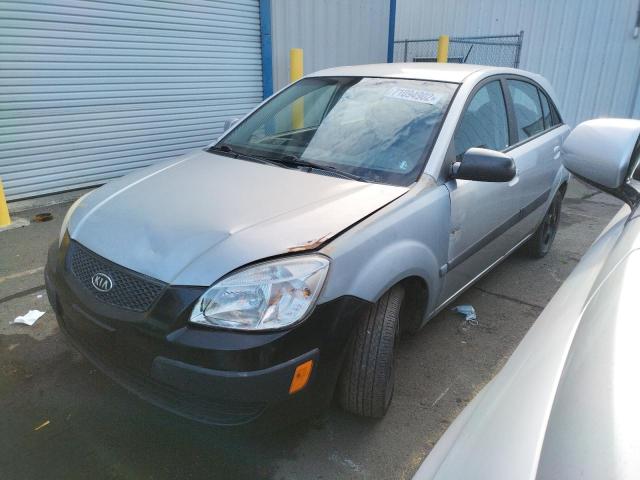 KNADE163166080731 - 2006 KIA RIO 5 GRAY photo 1