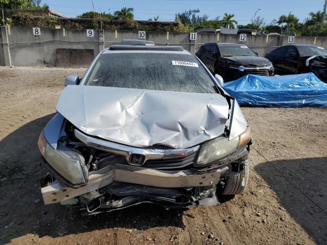 2HGFB2F98CH503525 - 2012 HONDA CIVIC EXL Mavi foto 5