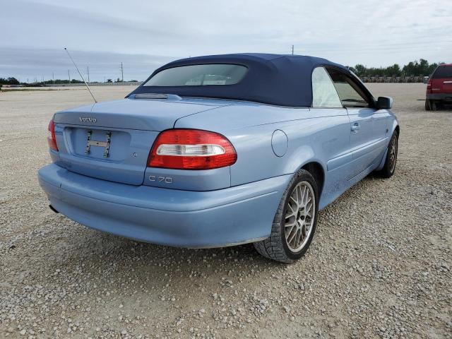 YV1NC63D54J048022 - 2004 VOLVO C70 LPT BLUE photo 3