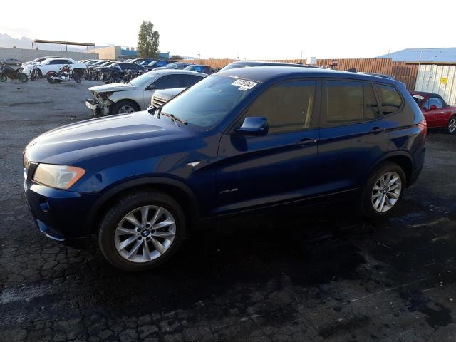 5UXWX9C54D0D08815 - 2013 BMW X3 XDRIVE2 BLUE photo 1