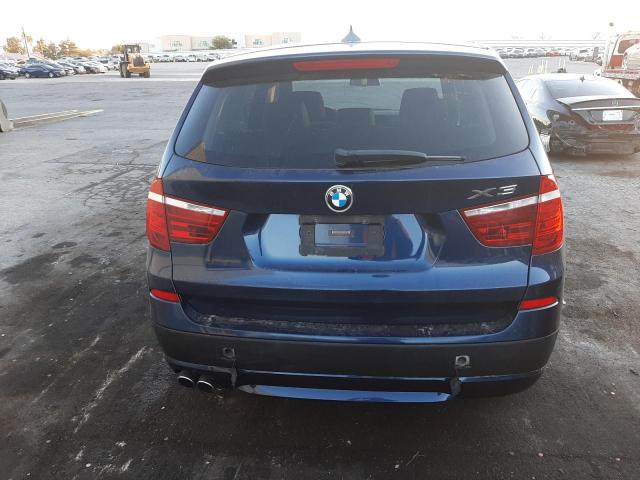 5UXWX9C54D0D08815 - 2013 BMW X3 XDRIVE2 BLUE photo 6