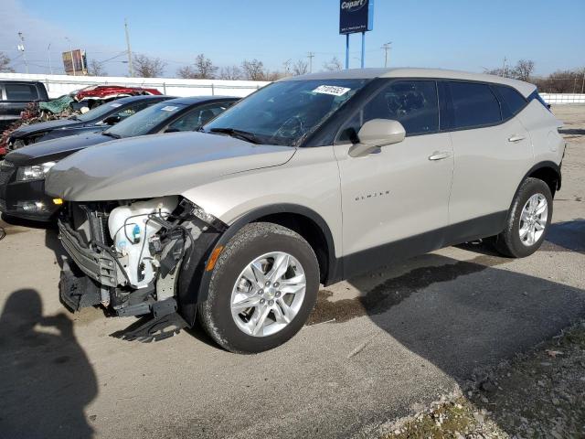 3GNKBBRA0MS****** - 2021 CHEVROLET BLAZER 1LT BEIGE photo 1