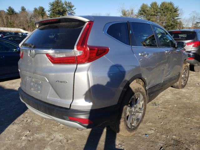 2HKRW2H83HH639547 - 2017 HONDA CR-V SILVER photo 4