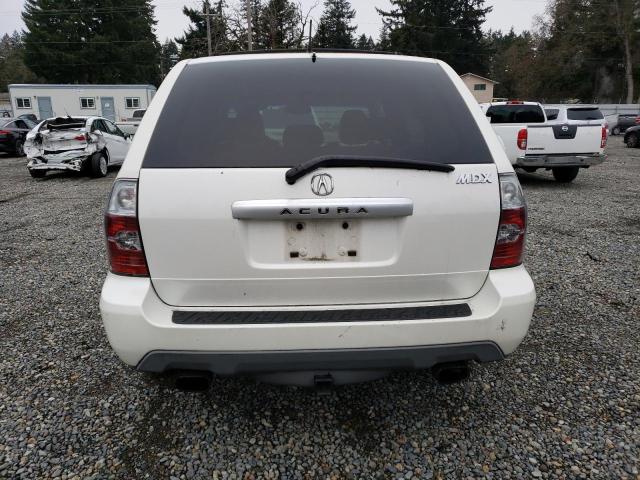 2HNYD18684H548099 - 2004 ACURA MDX TOURIN WHITE photo 6