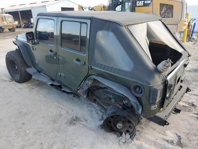 1J8GA59177L****** - 2007 JEEP WRANGLER S მწვანე ფოტო 2