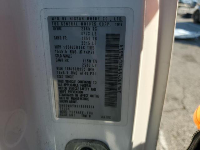 3N63M0YN9HK696814 - 2017 CHEVROLET CITY EXPRE WHITE photo 14