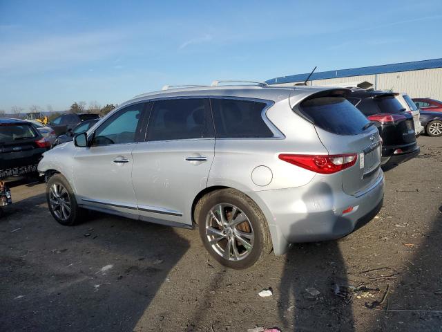 5N1AL0MM5DC351642 - 2013 INFINITI JX35 SILVER photo 2