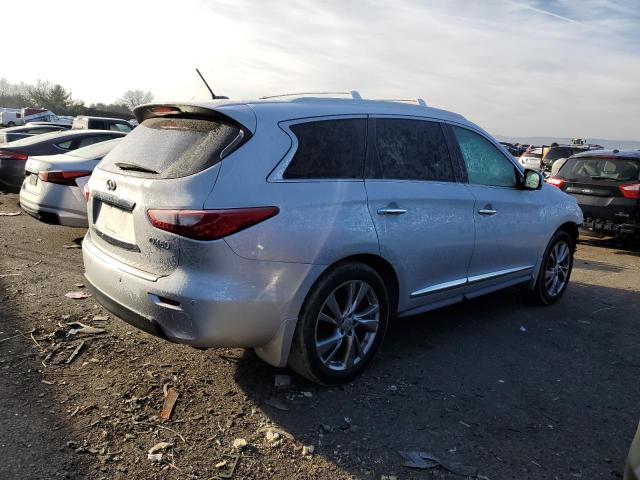 5N1AL0MM5DC351642 - 2013 INFINITI JX35 SILVER photo 3