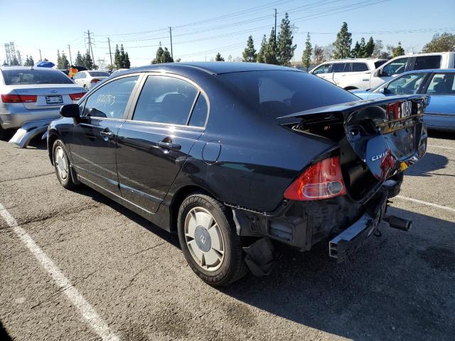 1HGFA46588L000924 - 2008 HONDA CIVIC GX BLACK photo 2