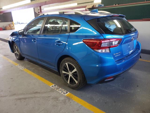 4S3GTAV69M3715551 - 2021 SUBARU IMPREZA PR BLUE photo 2