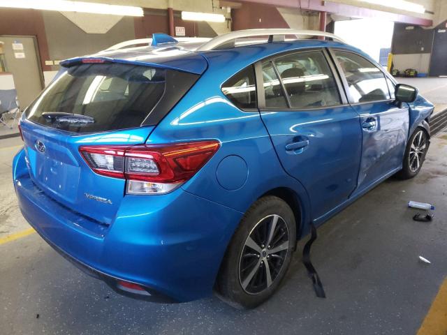 4S3GTAV69M3715551 - 2021 SUBARU IMPREZA PR BLUE photo 3