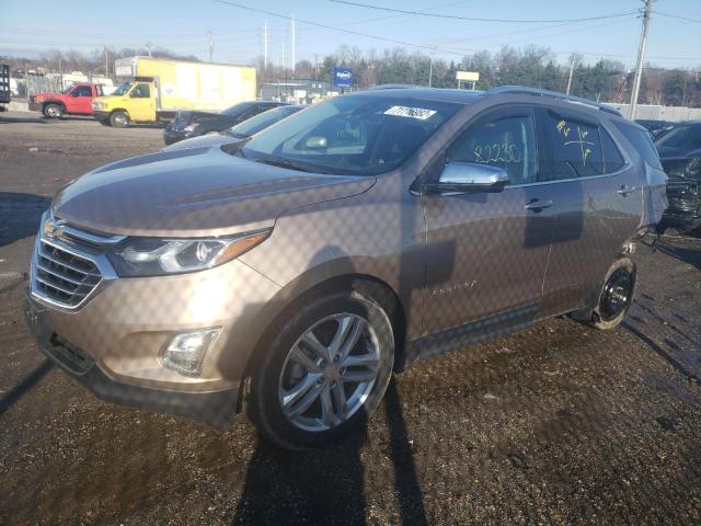 2GNAXXEV1K6162847 - 2019 CHEVROLET EQUINOX PR BROWN photo 1