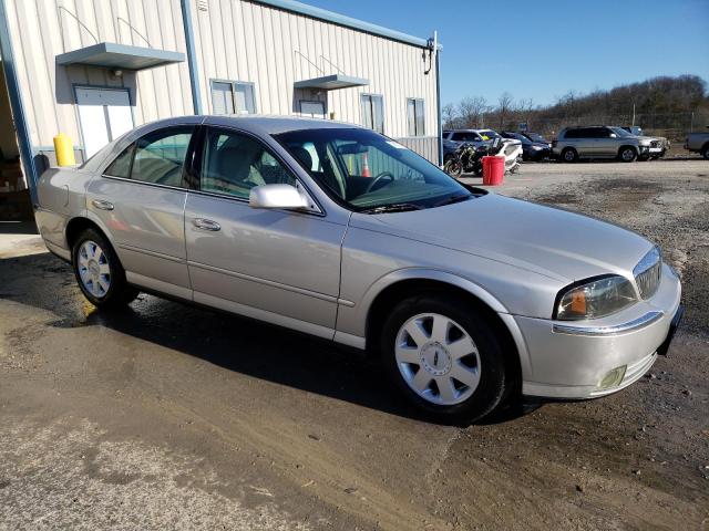 1LNHM86S84Y653256 - 2004 LINCOLN LS SILVER photo 4