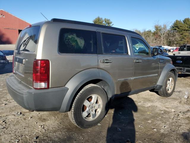 1D8GU28K37W529374 - 2007 DODGE NITRO SXT TAN photo 3