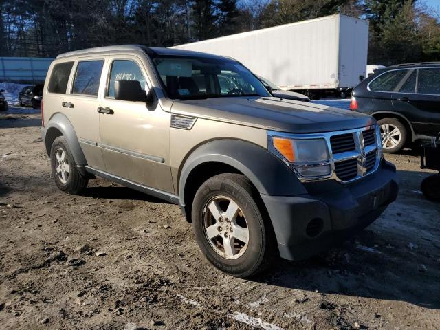 1D8GU28K37W529374 - 2007 DODGE NITRO SXT TAN photo 4