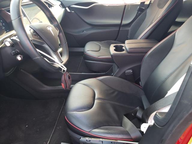 5YJSA1H12EFP56687 - 2014 TESLA MODEL S Qırmızı foto 7