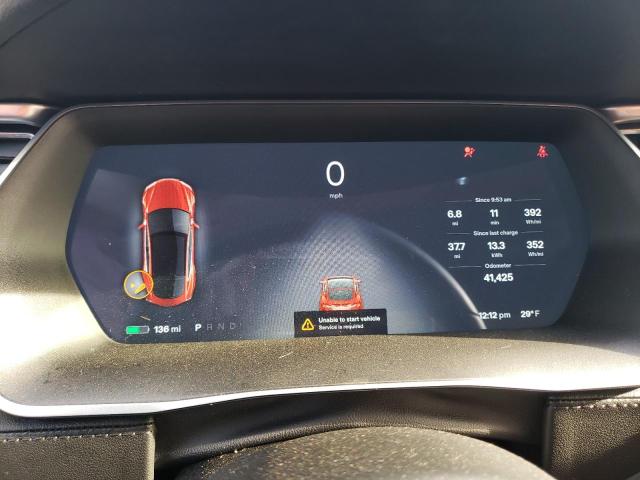 5YJSA1H12EFP56687 - 2014 TESLA MODEL S Qırmızı foto 9