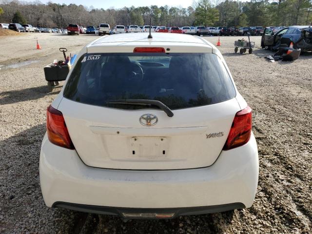 VNKKTUD36HA078484 - 2017 TOYOTA YARIS L WHITE photo 6