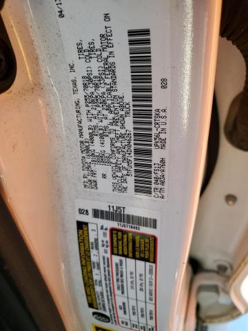 5TFUM5F14DX046267 - 2013 TOYOTA TUNDRA DOU WHITE photo 12