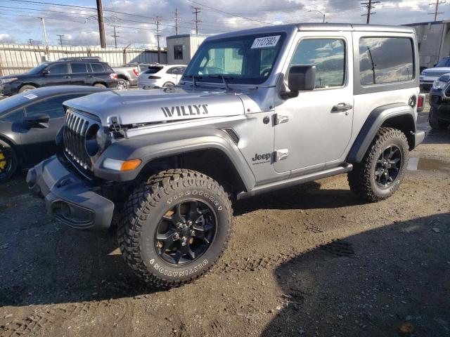 1C4GJXAN1MW670318 - 2021 JEEP WRANGLER S ვერცხლისფერი ფოტო 1