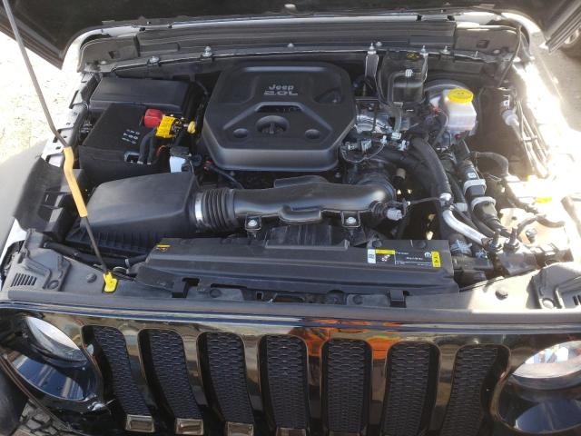 1C4GJXAN1MW670318 - 2021 JEEP WRANGLER S ვერცხლისფერი ფოტო 11