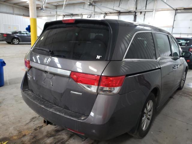 5FNRL5H33GB114757 - 2016 HONDA ODYSSEY SE GRAY photo 4